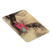 ヴィンテージリトルレッドライディングフードバイワーウィックゴブル マグネット (右側)