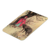 ヴィンテージリトルレッドライディングフードバイワーウィックゴブル マグネット (左側)