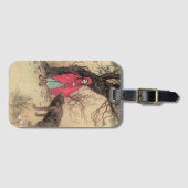 ヴィンテージリトルレッドライディングフードバイワーウィックゴブル ラゲッジタグ (正面横)