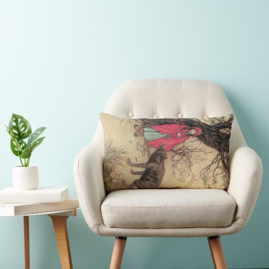 ヴィンテージリトルレッドライディングフードバイワーウィックゴブル ランバークッション (椅子)