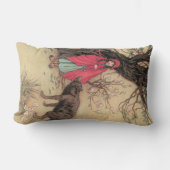 ヴィンテージリトルレッドライディングフードバイワーウィックゴブル ランバークッション (正面)