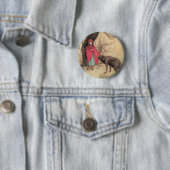 ヴィンテージリトルレッドライディングフードバイワーウィックゴブル 缶バッジ (インサイチュ)