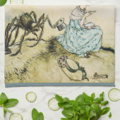 ヴィンテージリトル恋しく思マフェットバイアーサー・ラッカム キッチンタオル (折り畳み)