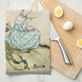 ヴィンテージリトル恋しく思マフェットバイアーサー・ラッカム キッチンタオル (四つ折り)