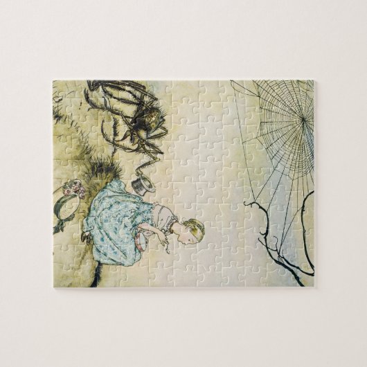 ヴィンテージリトル恋しく思マフェットバイアーサー・ラッカム ジグソーパズル (横)