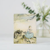 ヴィンテージリトル恋しく思マフェットバイアーサー・ラッカム ポストカード (スタンド正面)