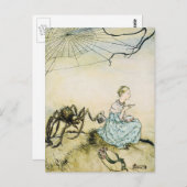 ヴィンテージリトル恋しく思マフェットバイアーサー・ラッカム ポストカード (正面/裏面)