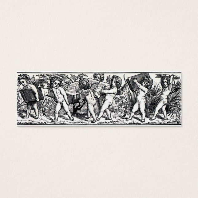 ヴィンテージリトル運ブックのCherubsブックマーク (正面)