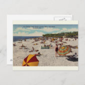 ヴィンテージリドビーチサラソタフロリダポストカード ポストカード (正面/裏面)