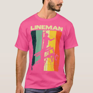 ヴィンテージリナおもしろいマンデザインメンズメンズエレクトロニック Tシャツ