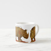 ヴィンテージリノドゥラーズライノセロスアンティーク エスプレッソカップ (正面右)