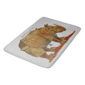 ヴィンテージリノドゥラーズライノセロスアンティーク バスマット (アングル)