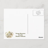 ヴィンテージリノー自動車ポスター ポストカード (裏面)