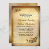 ヴィンテージリハーサルディナー招待状 招待状 (正面/裏面)