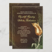 ヴィンテージリハーサル夕食招待状 招待状 (正面/裏面)