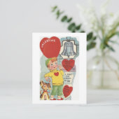 ヴィンテージリバティーベルバレンタイン シーズンポストカード (スタンド正面)