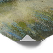 ヴィンテージリバービューランドスケープ印象派アート ポスター (角)