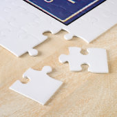 ヴィンテージリバービーチ回転木馬ノスタルジックトラベルポス ジグソーパズル (側面)