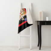 ヴィンテージリバービーチ回転木馬ポスターノスタルジック シェルパブランケット (インサイチュ)