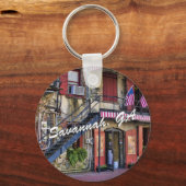 ヴィンテージリバー通りサバンナグルジア旅行写真 キーホルダー (正面)