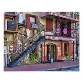 ヴィンテージリバー通りサバンナグルジア旅行写真 フォトプリント (正面)