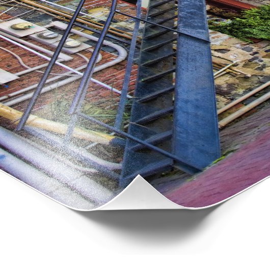 ヴィンテージリバー通りサバンナグルジア旅行写真 フォトプリント (角)