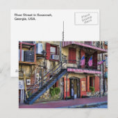 ヴィンテージリバー通りサバンナグルジア旅行写真 ポストカード (正面/裏面)