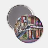 ヴィンテージリバー通りサバンナグルジア旅行写真 マグネット (正面/裏面)