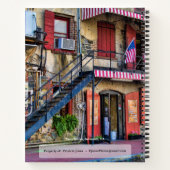 ヴィンテージリバー通りサバンナジョージア写真 ノートブック (裏面)