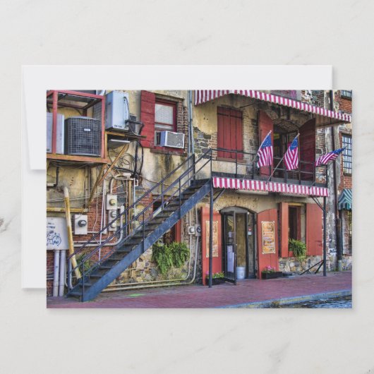 ヴィンテージリバー通り、サバンナ、ジョージア招待状 招待状 (正面)