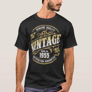 ヴィンテージリビングレジェン生まれト1955クラシック年67th Bi Tシャツ