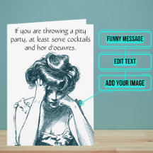 ヴィンテージリピティパーティー誕生日カード