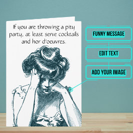 ヴィンテージリピティパーティー誕生日カード カード