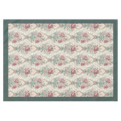 ヴィンテージリファインフローラダマスクシックエレガント宇宙 テーブルクロス (正面(横))