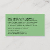 ヴィンテージリペアマン 名刺 (裏面)