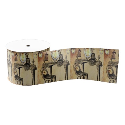 ヴィンテージリボン グログランリボン (リール)