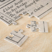 ヴィンテージリメリック・アイルランドの地図(1618) ジグソーパズル (側面)