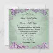 ヴィンテージリラックスロケットスクエア結婚式招待状 招待状 (裏面)