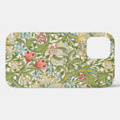 ヴィンテージリリーパターンウィリアム・モリス Case-Mate iPhoneケース (裏面 (横))