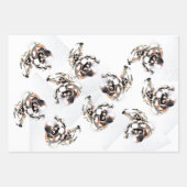 ヴィンテージリリーブルック ラッピングペーパーシート (正面3)