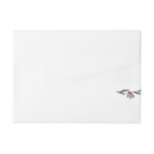 ヴィンテージリリー住所 シール ラップアラウンド宛名ラベル (裏面)