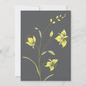 ヴィンテージリリー結婚式招待状 招待状 (裏面)