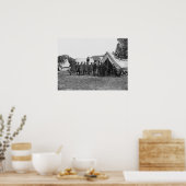 ヴィンテージリンカーンとマクレランアットアンティータム ポスター (キッチン)