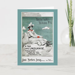 ヴィンテージリンカーンシャー，イギリス，ホリデーリーフレット シーズンカード
