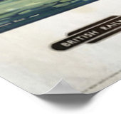 ヴィンテージリンカーン大聖堂英国鉄道旅行 ポスター (角)