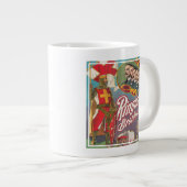 ヴィンテージリング兄弟サーカスのポスター ジャンボコーヒーマグカップ (正面右)