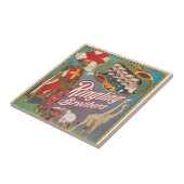 ヴィンテージリング兄弟サーカスのポスター タイル (側面)