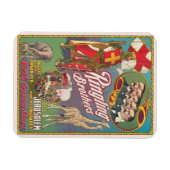 ヴィンテージリング兄弟サーカスのポスター マグネット (横)