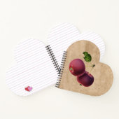 ヴィンテージリンゴ ノートブック (内部)