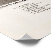 ヴィンテージリンMAの地図(1849) ポスター (角)